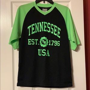 Green/black tennesse shirt